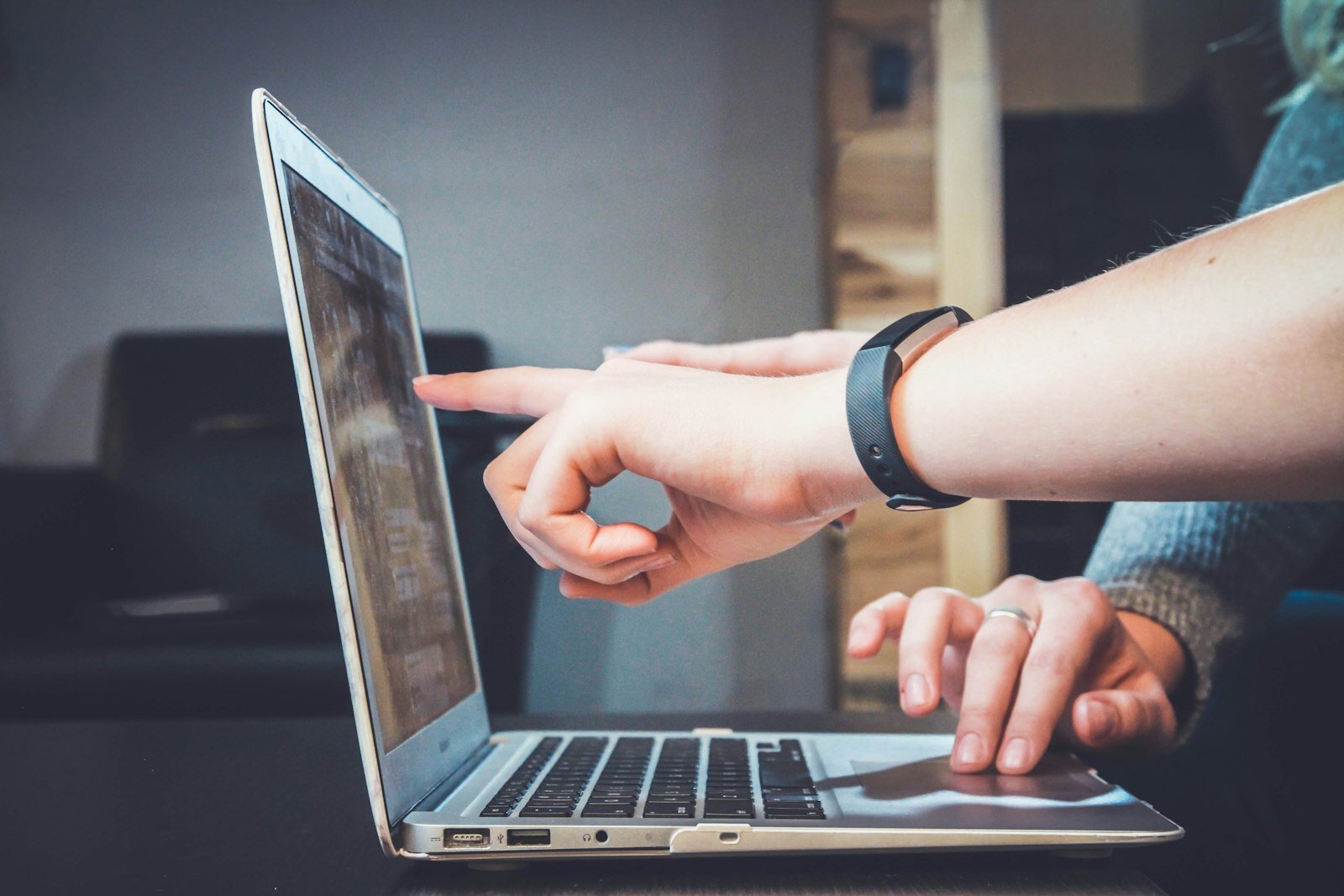 Laptop on a desk used for remote work and video calls—the channel attackers are using against Rust crate maintainers. Photo: Unsplash.