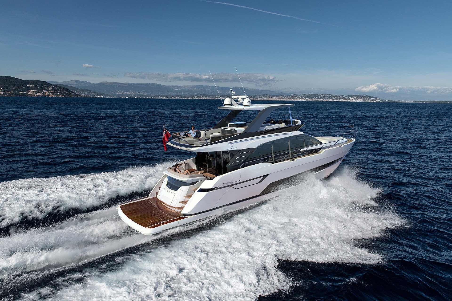 Fairline Squadron 68 flybridge motor yacht exterior
